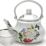 Заварник ЭМАЛЬ с/сито 1,5л РОЗА МВ