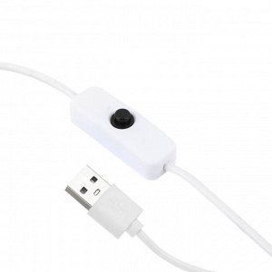 FORZA Фонарь-лампа на прищепке, 6LED, питание USB, с выключателем