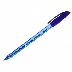 Ручка шариковая "Трайангл 110Т" синяя, 0,7мм, пластик, трехгран., игольчатый стержень, CBp_07105