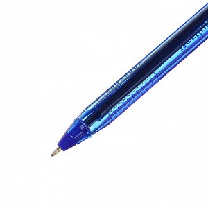 Ручка шариковая "Трайангл 110Т" синяя, 0,7мм, пластик, трехгран., игольчатый стержень, CBp_07105