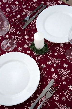 Скатерть из рогожки Happy Fox Home