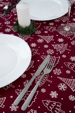 Скатерть из рогожки Happy Fox Home
