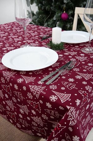 Скатерть из рогожки Happy Fox Home