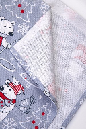 Дорожка на стол из рогожки 145x45 Happy Fox Home