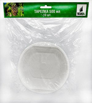 Тарелка глубокая 500мл, 1*10 шт. "Тайга"