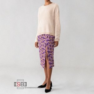 Юбка |Юбка средней длины из струящейся вискозы