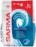 SARMA универсальный стиральный порошок для всех типов стирки с антибактериальным эффектом Горная свежесть 6кг