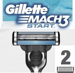 GILLETTE MACH3 Start Сменные кассеты для бритья 2шт