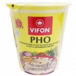 VIFON лапша рисовая вкус курицы, стакан, 60 гр