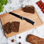 Нож нержавеющая сталь Эффект для хлеба 15см серый ТМ Appetite