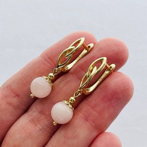 Серьги из Морганита