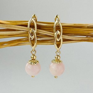 Серьги из Морганита