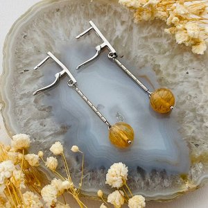Серьги из Кварца