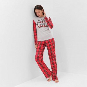 Пижама новогодняя женская KAFTAN "X-mas" размер, 49