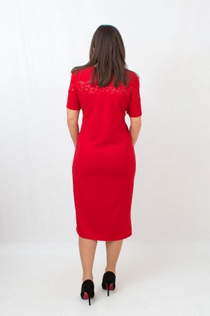 Платье "Барселона огонь" красный