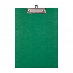 Планшет А4, с верхним прижимом, картон +ПВХ, зеленый, толщина 2мм, deVENTE