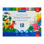 Пластилин 12 цв., со стеком, 240 г, Globus