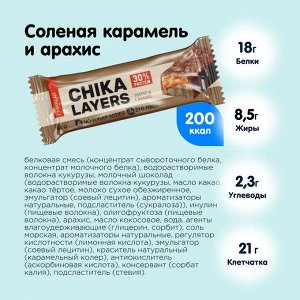 BombBar CHIKALAB Батончик CHIKALAYERS глазированный, 60 гр