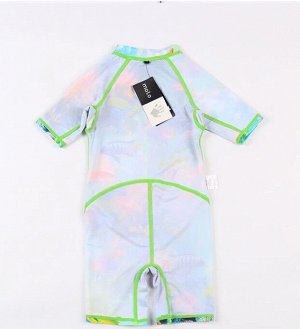 Купальный солнцезащитный костюм для девочки "подводный мир"