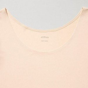 UNIQLO Airism - футболка с U-образным вырезом - 00 WHITE