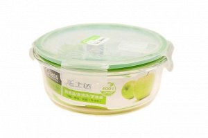 "Green" Контейнер для продуктов, кругл. 950мл (жаропр. стекло)  LJ-0305 ВЭД