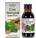 Сок листьев и корня лопуха майского 100 мл. Алфит