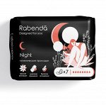 Гигиенические прокладки Night Rabenda 7 шт*24, шт