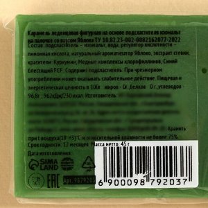 Фабрика счастья Леденец-прямоугольник «Желание», вкус: яблоко, 45 г.