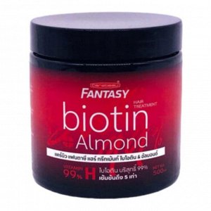 Carebeau Маска для волос с биотином и миндалем / Fantasy Hair Treatment Biotin &amp; Almonds, 500 мл