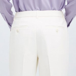 UNIQLO — эффектные прямые штаны (длина 77 см)