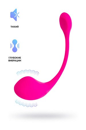 "Андрей" Виброяйцо LOVENSE Lush 2, силикон, розовый, 18 см