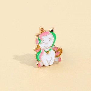 Серьги клипсы и кулон «Твой стиль» набор для девочек, 8 х 9 см