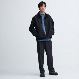 UNIQLO - широкие штаны (длина 70-76см) - 69 NAVY