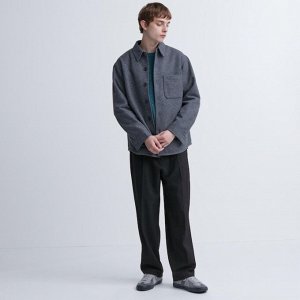 UNIQLO - широкие штаны (длина 70-76см) - 09 BLACK