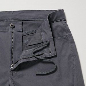 UNIQLO - ультраэластичные джинсы скинни (длина 84 см) - 09 BLACK