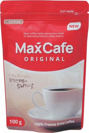 MaxCafe Кофе Ориджинал растворимый, м/у 100 гр