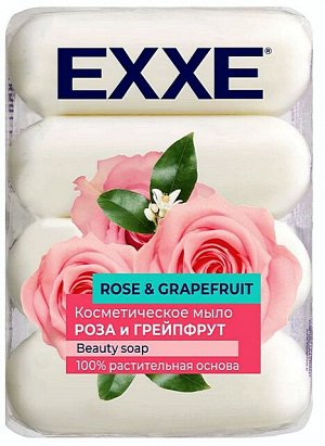 Косметическое мыло EXXE Роза и грейпфрут 4*70г