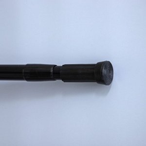 Карниз для ванной SAVANNA, телескопический, 140-260 см, чёрный