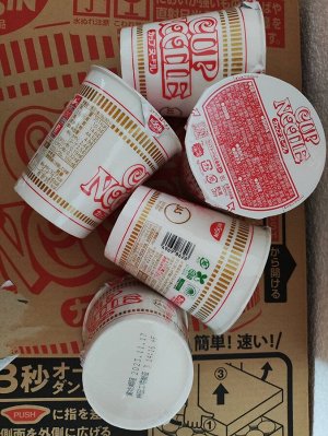 Японская лапша Cup Noodle Nissin, большой стакан, ОРИГИНАЛ, Япония