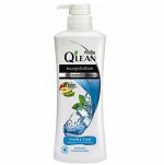 LION &quot;Q^Lean&quot; Шампунь против перхоти 340мл &quot;Fresh and Cool&quot; свежесть и прохлада /12шт/