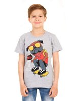 Футболка для мальчиков Baby Style ММ 001. Короткий рукав, с принтом. 100%Хлопок. пр. Узбекистан