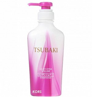 "SHISEIDO" "TSUBAKI VOLUME" Кондиционер для волос для придания объема с маслом камелии 450 мл. 1/9