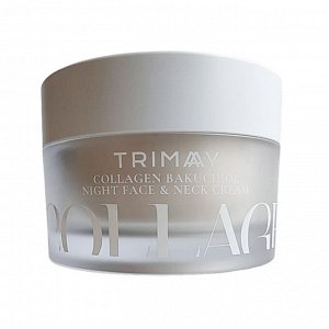 Trimay Collagen Bakuchiol Night Face & Neck Cream Ночной крем для лица и шеи с бакучиолом