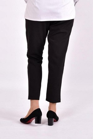 Черные укороченные брюки | b031-3