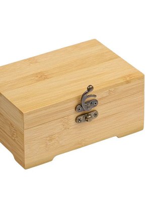 Шкатулка-органайзер для мелочей бамбук 15*10*7см