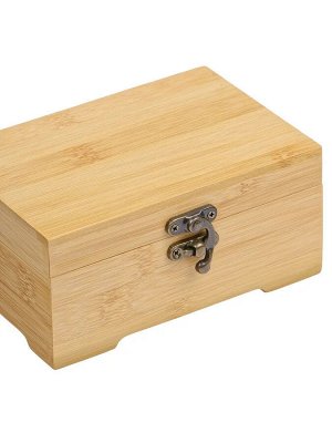 Шкатулка-органайзер для мелочей бамбук 15*10*7см