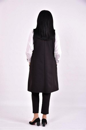 Женская черная жилетка | 0586-3