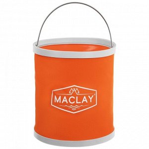 Ведро туристическое Maclay, складное, 11 л, цвет МИКС