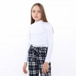 Водолазка детская, цвет белый, рост