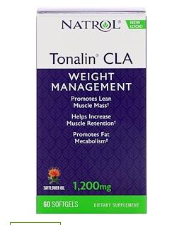 Natrol, Tonalin, CLA, 1,200 mg, 60 кап.